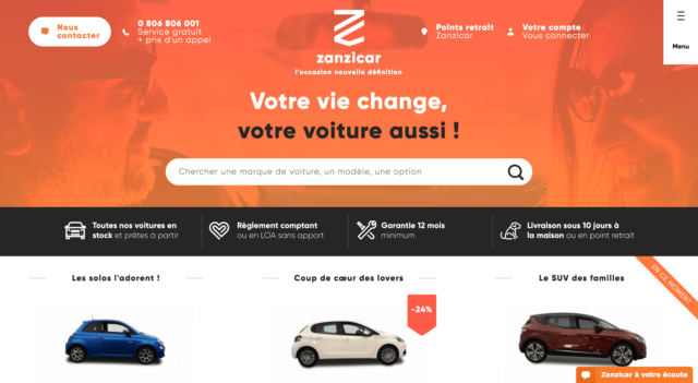 zanzicar voiture loa